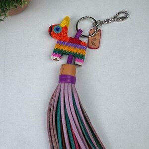 Consuela beaded Keychain with Tassel